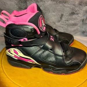 Size 4Y Jordan 8 Pinksicle shoes